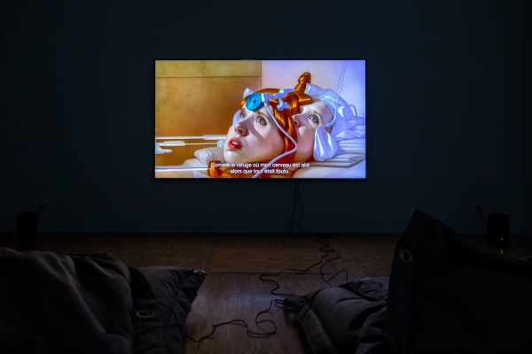 Mat Dryhurst et Holly Herndon, I&amp;rsquo;m Here 17.12.2022 5:44, 2023 photo by Vinciane Lebrun