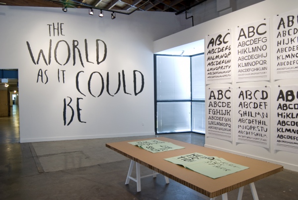 exhibition images at PNCA, Portland OR. Exhibition design in collaboration with Scott Ponik